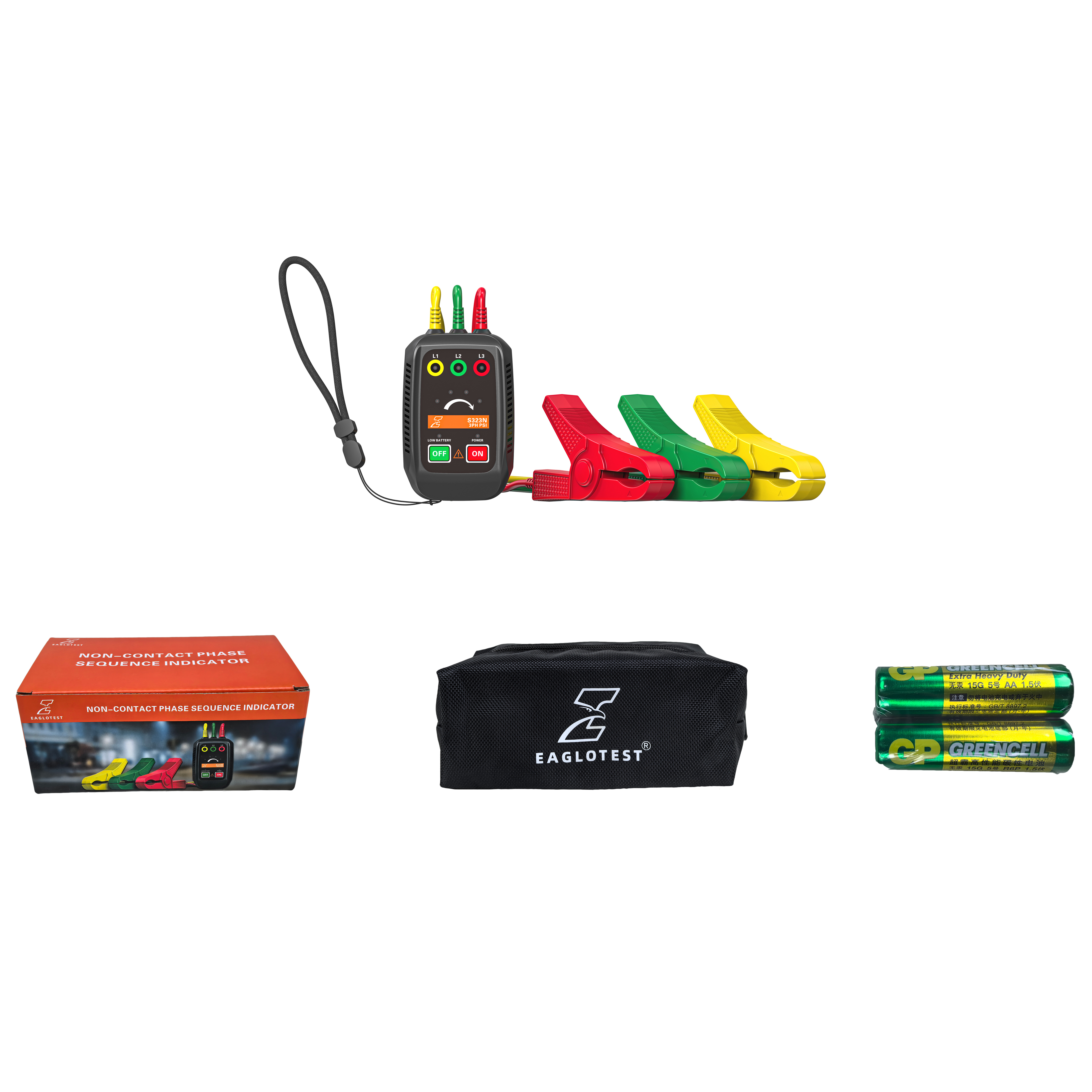 S323N – 3ph Phase Sequence Indicator (Phase Rotation Meter)